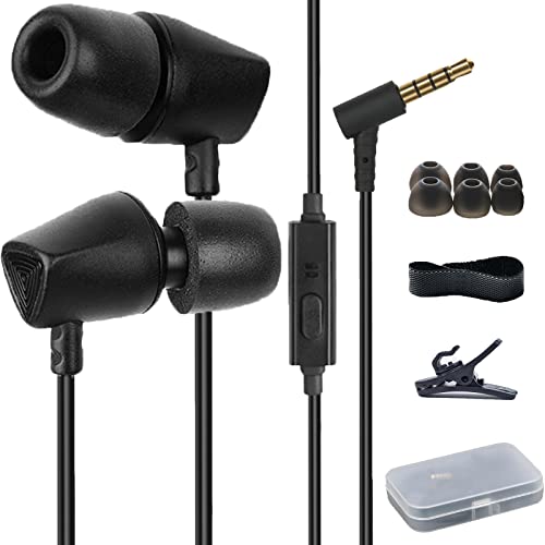 ZXQ Fones de ouvido com fio A5, fone de ouvido intra-auricular